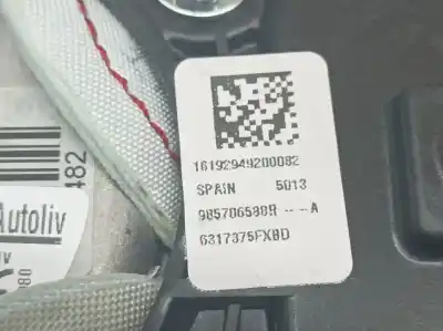 Peça sobressalente para automóvel em segunda mão kit airbag por renault captur limited referências oem iam 985706588r  