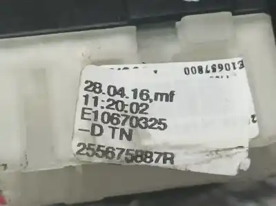 Peça sobressalente para automóvel em segunda mão comutador de luzes por renault captur limited referências oem iam 255675887r  