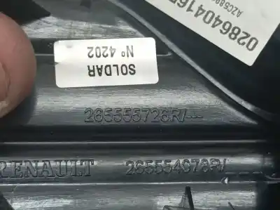 Second-hand car spare part left tailgate light for renault captur limited oem iam references 265555726r  