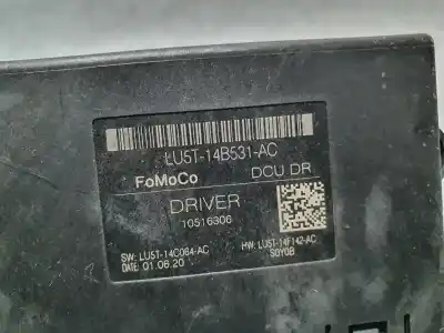 Peça sobressalente para automóvel em segunda mão módulo eletrônico por ford fiesta (ce1) st-line referências oem iam lu5t14b531ac  