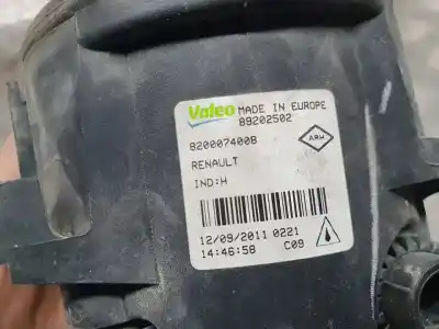 Автозапчасти б/у правая противотуманная фара за renault scenic iii dynamique ссылки oem iam 8200074008  89202502