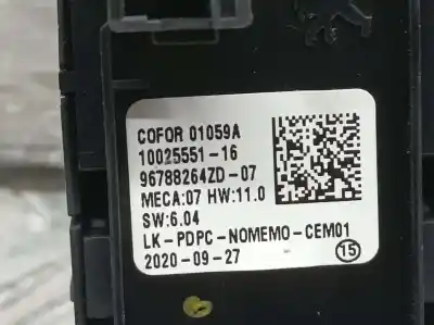 Автозапчасти б/у выключатель левого переднего окна за citroen c3 aircross ii (2r_, 2c_) 1.5 bluehdi 110 ссылки oem iam 96788264zd  10025551
