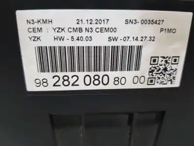 Автозапчастина б/у панель інструментів для opel crossland x excellence посилання на oem iam 9828208080  yzkcmbn3cem00