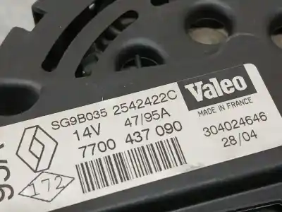Автозапчастина б/у генератор для renault clio ii fase ii (b/cb0) authentique посилання на oem iam 7700437090  2542422c