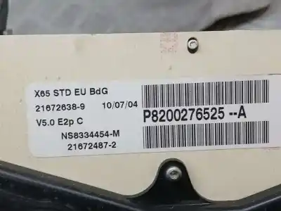 Автозапчасти б/у приборная доска за renault clio ii fase ii (b/cb0) authentique ссылки oem iam 8200276525a  ns8334454m