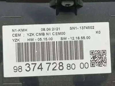 Peça sobressalente para automóvel em segunda mão quadrante por toyota proace furgon referências oem iam 9837472880  