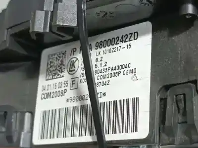Pezzo di ricambio per auto di seconda mano comando pulito per citroen c4 lim. feel riferimenti oem iam 98000242zd  10102217