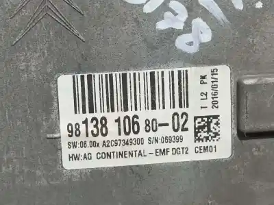 Peça sobressalente para automóvel em segunda mão módulo / sistema de navegação gps por citroen c4 lim. feel referências oem iam 9813810680  a2c97349300