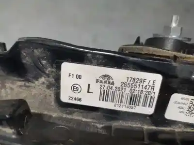 Second-hand car spare part left tailgate light for renault clio v zen oem iam references 265551147r  17829f