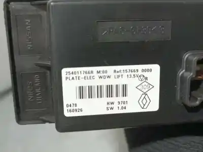 Peça sobressalente para automóvel em segunda mão botão / interruptor elevador vidro dianteiro esquerdo por renault kadjar experience referências oem iam 254011766r  
