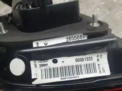 Second-hand car spare part right tailgate light for renault kadjar experience oem iam references 265508898  90061333