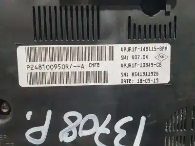 Peça sobressalente para automóvel em segunda mão quadrante por renault clio v zen referências oem iam p248100950r  