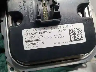 Second-hand car spare part light control unit for renault kadjar experience oem iam references 260551225r  a2c90665801