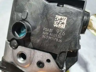 Peça sobressalente para automóvel em segunda mão fechadura da porta traseira esquerda por peugeot 508 active referências oem iam 9137w6  851926