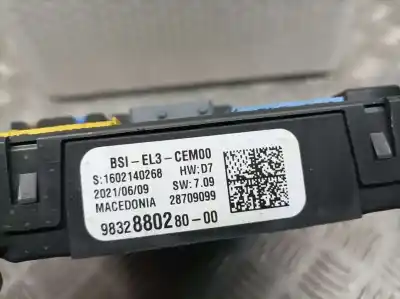 İkinci el araba yedek parçası röle/sigorta kutusu için toyota proace furgon oem iam referansları 9832880280  1602140268