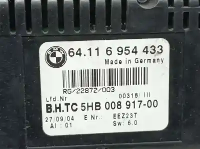 Peça sobressalente para automóvel em segunda mão comando de sofagem (chauffage / ar condicionado) por mini mini (r50,r53) one referências oem iam 64116954433  5hb00891700