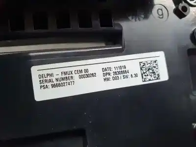 Peça sobressalente para automóvel em segunda mão comandos de alavanca por citroen c4 lim. seduction referências oem iam 9666027477  28308664