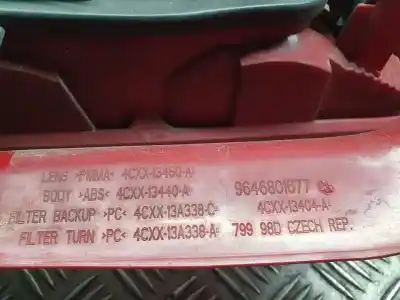 Second-hand car spare part right tailgate light for citroen c4 coupe vtr plus oem iam references 9646801677  4cxx13404a