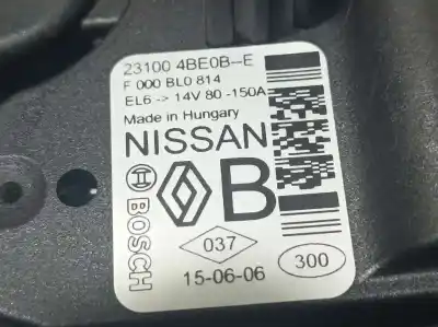 Pezzo di ricambio per auto di seconda mano alternatore per renault kadjar experience riferimenti oem iam 231004be0be  f000bl0814
