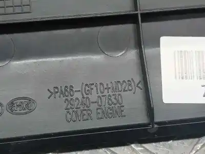 Second-hand car spare part engine cover for kia stonic (ybcuv) tech oem iam references 2924007630  