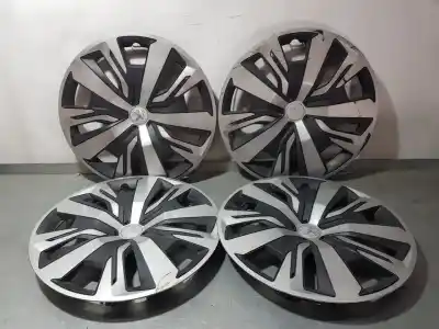 Pièce détachée automobile d'occasion capuchons de moyeux pour peugeot 2008 (p1) active références oem iam 9825241480 16 pulgadas 9827561180