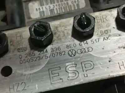 Peça sobressalente para automóvel em segunda mão abs por audi a4 avant (8e) 2.5 tdi (120kw) referências oem iam 8e0614517ak  0265234336