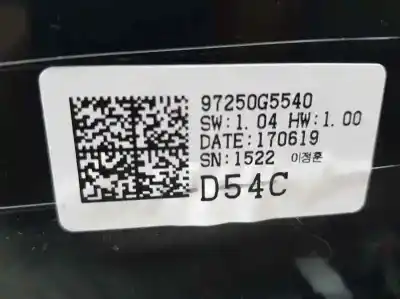 Peça sobressalente para automóvel em segunda mão  por KIA NIRO  Referências OEM IAM 97250G5540  