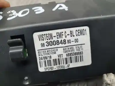 Автозапчасти б/у многофункциональный дисплей за citroen jumpy furgon control m ссылки oem iam 9830084880  ns85388683