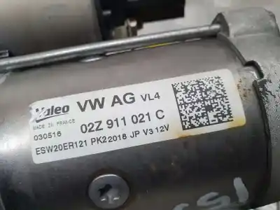 Peça sobressalente para automóvel em segunda mão motor de arranque por skoda fabia active referências oem iam 02z911021c  esw20er121