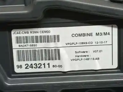 Автозапчасти б/у приборная доска за citroen c-elysée shine ссылки oem iam 9824321180  vpgplf10849cd