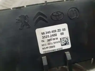 Peça sobressalente para automóvel em segunda mão comando de sofagem (chauffage / ar condicionado)  por peugeot rifter access standard referências oem iam 98340409zd  35252402