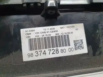 Автозапчасти б/у приборная доска за citroen jumpy furgon control m ссылки oem iam 9837472880  sn11227059