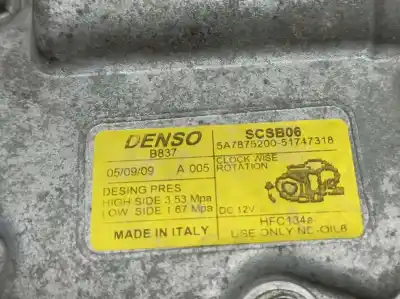 Second-hand car spare part air conditioning compressor for ford ka (ccu) titanium+ oem iam references 5a7875200  51747318