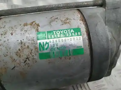 Second-hand car spare part starter motor for toyota corolla (_e12_) 1.4 d (nde120_) oem iam references 2810033080  4280002730