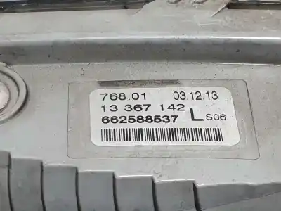 Second-hand car spare part front left headlight for opel astra j lim. excellence oem iam references 13367142  662588537