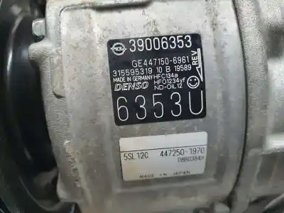 Second-hand car spare part air conditioning compressor for opel corsa e selective oem iam references 39006353  4471506961
