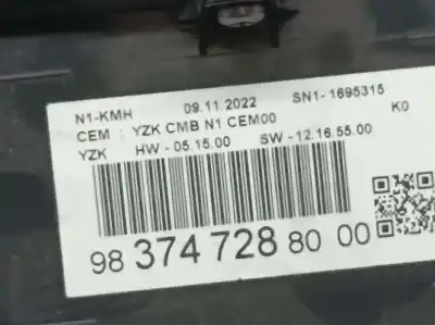 Peça sobressalente para automóvel em segunda mão quadrante por toyota proace furgon referências oem iam 9837472880  