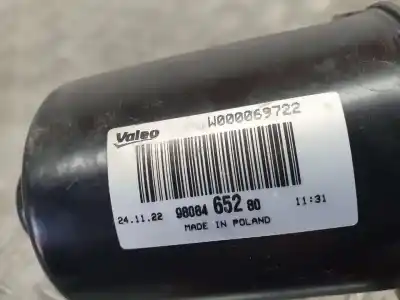 Second-hand car spare part front windshield wiper motor for toyota proace furgon oem iam references 9808465280  w000069722