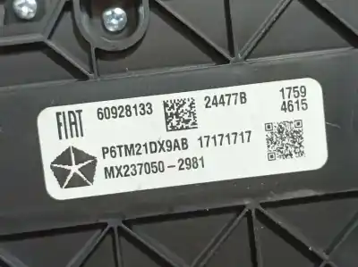 Peça sobressalente para automóvel em segunda mão comando de sofagem (chauffage / ar condicionado) por jeep compass ii limited 4x2 referências oem iam 60928133  p6tm21dx9ab