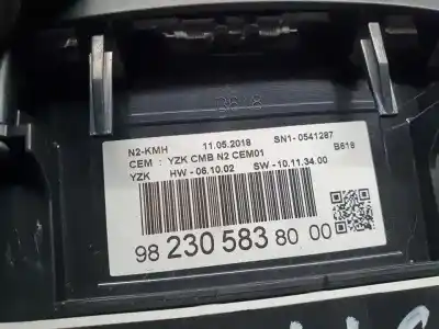 Peça sobressalente para automóvel em segunda mão quadrante por citroen c3 feel referências oem iam 9823058380  sn10541287