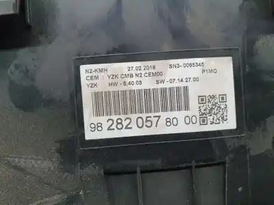 Peça sobressalente para automóvel em segunda mão quadrante por opel crossland x excellence referências oem iam 9828205780  sn30065345