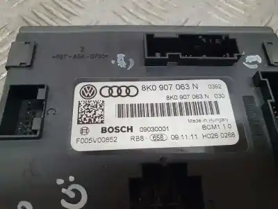Second-hand car spare part electronic module for audi a4 berlina (b8) básico oem iam references 8k0907063n  f005v00852