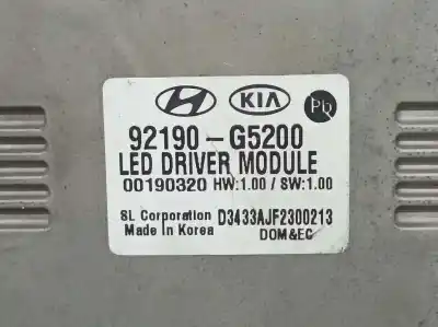 Peça sobressalente para automóvel em segunda mão centralina de luzes por kia niro concept referências oem iam 92190g5200  00190320