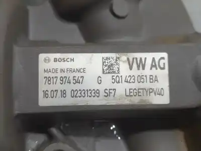Peça sobressalente para automóvel em segunda mão caixa de direção por seat leon (5f1) fr referências oem iam 5q1423051ba  