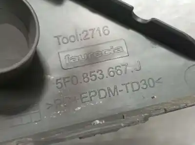 Second-hand car spare part front grille for seat leon (5f1) fr oem iam references 5f0853667j  