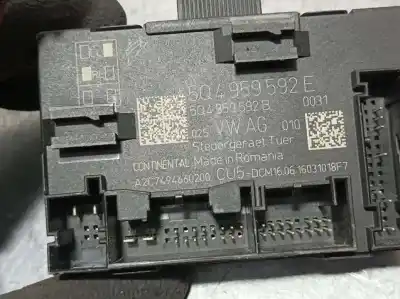 Second-hand car spare part electronic module for seat leon (5f1) reference ecomotive oem iam references 5q4959592e  a2c7494660200