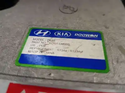 Peça sobressalente para automóvel em segunda mão compressor de ar condicionado a/a a/c por hyundai kona style hybrid 2wd referências oem iam 97701cm000  