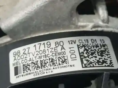 Second-hand car spare part alternator for citroen c3 aircross ii (2r_, 2c_) 1.5 bluehdi 110 oem iam references 9827171980  a002tv2081ze