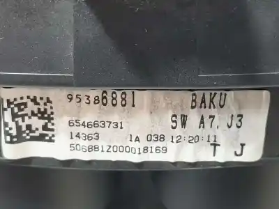 Second-hand car spare part dashboard for opel mokka excellence oem iam references 95386881  654663731