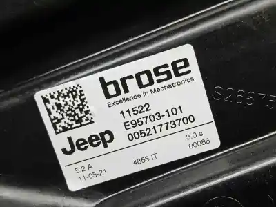 Автозапчасти б/у задний правый стеклорегулятор за jeep compass ii busines 4x2 ссылки oem iam 521773700  e95703101